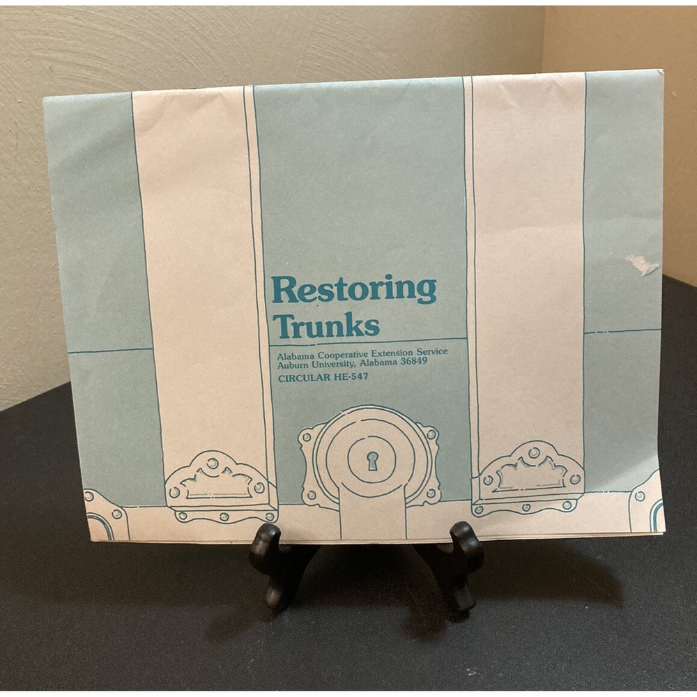 Restoring Trunks How To Vtg DIY Project Guide Furniture Repair Refinishing